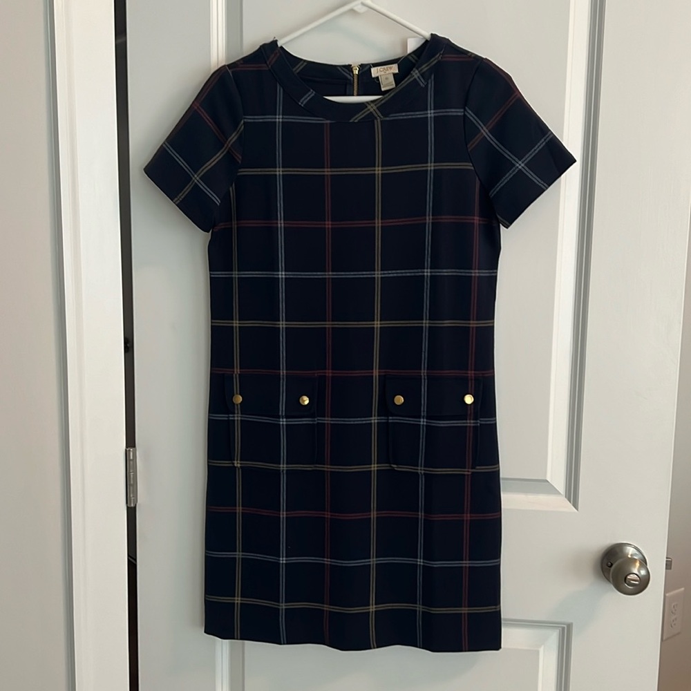 NWT J.CREW Jcrew A-line plaid dress 00